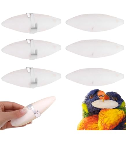 Porta Osso Di Seppia Per Uccelli - Supporto Per Gabbia, Per Parrocchetti, Cocorite, Pappagallini, Conure - Foto 9