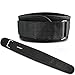 Produktbild JGOO Nylon EVA Weight Lifting Belt 5" breit Verstellbarer Klettverschluss Powerlifting und Gewichtheben Gürtel für Damen, Herren und Anfänger Ideal für Kniebeugen, Kreuzheben, Crossfit, Kraftsport - Schwarz, M (32-37")