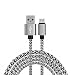 Produktbild ULTRICS Micro USB Kabel 3m, Nylon Geflochten Ladekabel High Speed 480Mbps Datenkabel, Schnellladekabel Kompatibel mit Samsung Galaxy S6/S7 Edge, Sony Nokia LG, PS4 Xbox, Tablet und andere Android