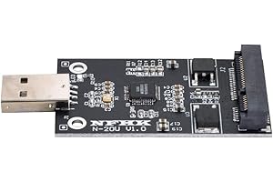 NFHK Mini PCI-E mSATA a USB 2.0 externo SSD PCBA Conveter adaptador Pen Driver Card sin funda