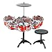 Produktbild Jazz Drum Set Musikinstrument -Spielzeug Playset (rot)