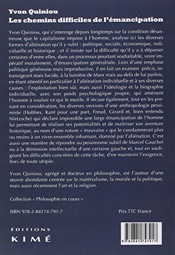 Livres Couvertures de Les chemins difficiles de l'émancipation