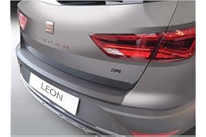 RGM RBP192 ABS Rear Bumper Protector Seat Leon (5F) ST S/SE/FR/X-Perience/Cupra 2017-Black