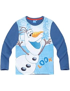 Disney Die Eiskönigin Elsa & Anna Jungen Langarmshirt 2016 Kollektion - blau
