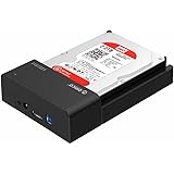 ORICO USB 3.0/m SATA to SATA Hard Drive Docking Station for 2.5 Inch or 3.5 Inch SATA I II III HDD and SSD with 12 V 2 A Powe