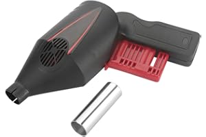 PILIPANE Barbecue Manuel de souffleur d'air,Souffleur d'air de Ventilateur de BBQ, Outil de Cuisson de Soufflet de feu de Barbecue pour l'outil de Barbecue de Gril de Pique-Nique de Camping en Plein air