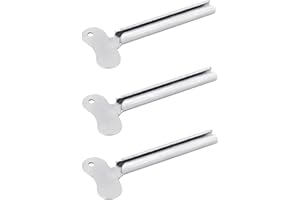 CLOCKJUAN 3 Stück silberfarbene Metall-Tubenquetscher für Zahnpasta, Metall, Haarfärbemittel, Farb-Schlüsselroller, Spender, Werkzeug, langlebige Verarbeitung, Alltagstauglichkeit, Tuben-Quetschhilfen