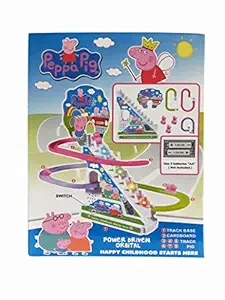 Plutofit Funny Battery Operated Musical Race Track Toy, Multi Color