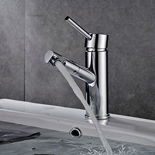 Auralum® Wasserhahn Waschtischarmatur Niederdruck Einhandmischer Waschbecken Bad Armatur Typ D - 7