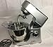 Produktbild Standmixer Küchenmaschine Rührmaschine 5L Edelstahl Rührschüssel (Silber)