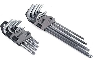 MANNESMANN (6) Juego llaves hex. y TX, 18 pzas.