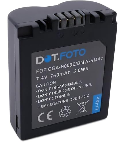 Ecultor Batterie(4260098577792) pour Panasonic Lumix DMC-FZ18 - Li-Ion