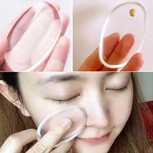 PIXNOR Silikon Make-up Schwamm Blender Sponge Applikator Mixer für flüssige Foundation Sahne 5er Pack - 7