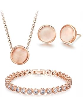 Kim Johanson Edelstahl Damen Schmuckset 