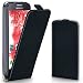 Produktbild MoEx Samsung Galaxy J3 (2016) Hülle Schwarz [OneFlow 360° Klapp-Hülle] Etui Thin Handytasche Dünn Handyhülle für Samsung Galaxy J3 2016 Case Flip Cover Schutzhülle Kunst-Leder Tasche