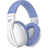 Aula S6 3 Modlu Kablosuz 3.5mm Kablolu ve Bluetooth 5.3 Mikrofonlu Gaming Oyuncu Kulaklığı Mavi Ultra Hafif Hafızalı S&uuml;nger 4
