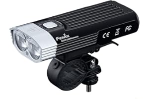 fenix BC30 V2.0, Front Bike Light | 2200 Lumens | 187m | 50 Hrs Max | Quick Release | Wireless Remote | 85° Wide Angle | IP67, Black/Silver