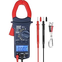 AstroAI Pince Ampèremétrique 6000 Points TRMS, Multimètre Automatique et Voltmètre; Testeur Electrique Testeur Tension, Courant Alternatif, Température, Résistance, Continuité, Capacité, Diodes Tests