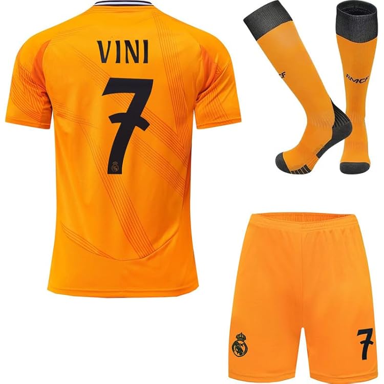 Kinderen & Broek Set – Seizoen 24/25, Tweede Tenue, Kinderen 6 Jaar (Replica, Officiële Licentie) Real Madrid Shirt Kinderen & Broek Set – Seizoen 24/25, Tweede Tenue, Kinderen 6 Jaar (Replica, Officiële Licentie) Real Madrid Shirt