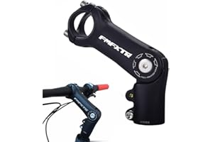 GoHZQ Adjustable Bike Stem 25.4/31.8 90mm 110mm 0-90° Degree Aluminum Alloy Mountain Bike Handlebar Stem for Bicycle, Road Bike, MTB, BMX, Cycling