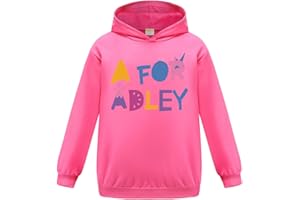 OAIXIUR Adley Merch Kids Sweatshirts Fashion Letter Graphic Printing Hoodies for Girls