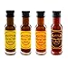 Produktbild Mexican Tears® - Hot Sauce Weihnachtsbox, Chili Sauce aus Habanero Chili, Chipotle & Meersalz, perfekt zum BBQ, Pulled Pork und zum Würzen von Low Carb Gerichten [4x100ml scharfe Sauce]