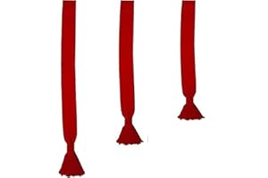 TARTAN CITY Scarlet Red Shoulder Sash Ceremonial Acrylic Infantry British Army With Tassel