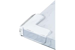 KUOU LEZQHB Clear Corner Protectors for Kids, 20 Packs Baby Proofing Corners Child Safety Corner Guards with Strong Acrylic Adhesive for Furniture Against Sharp Corners