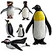 Produktbild Dearmy 1 Stück/ 6 Stück Aktion & Spielzeug Zahlen Pinguin Marine Tier Spielzeuge PVC Leben im Meer Pinguins Baby Kinder Sammlung Aktion Figur Geburtstag Geschenk (6pcs)