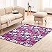 Produktbild DSHBB Teppich, Lila Gas Super Gemütliche Shaggy Teppich, Weiche Shaggy Area Teppich, Gemütliche Flauschig Für Schlafzimmer Wohnzimmer,100 * 200CM