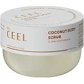 The Ceel Hindistan Cevizi &Ouml;zl&uuml; V&uuml;cut Peelingi 275 gr, El Ayak ve V&uuml;cut İ&ccedil;in Arındırıcı Scrub, Yoğun Nemlendirici ve Batık Kar