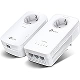 TP-Link WLAN Powerline Adapter Set TL-WPA8631P KIT(Dualband WLAN 1200Mbit/s, AV1300 Powerline, Steckdose, Wifi Clone, MU-MIMO