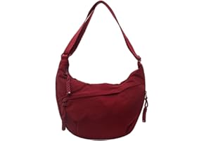 YiYunTE Crossbody Bag Nylon Crescent Bag Women Cross Body Bag Ladies Dumpling Bag Girls Sling Half Moon Bag Large Cross Over Hobo Bag Men Across Body Bag Side Shoulder Bag for Travel Shopping Work