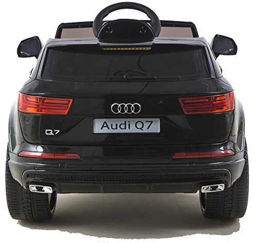 simron Audi Q7 Quattro SUV Elektro Kinderauto Kinderfahrzeug Ride-On 12V Kinder Elektroauto schwarz