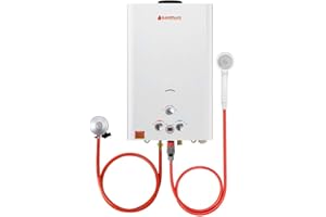 Camplux BW422 Calentador de Agua a Gas, LPG Instantáneo Propano Calentador de Agua pro Gas 16 Litros 32kW