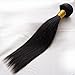 Uniwigs® Hair Mixed Length 3bundles 300g Virgin Brazilian Straight Human Hair Extension Unprocessed for Black Women (18inches 20inches 22inches)