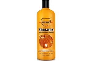 PIPIHUA Beeswax Polish for Wood & Furniture - Natural Wood Wax for All Types, Furniture Polish to Enhance & Protect Any Wooden Surface, 260ml