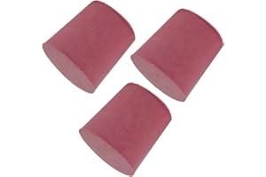 Almost Off Grid Lot de 3 bouchons solides en caoutchouc pour demi-jeûnes en verre pour faire du vin, brasser de la bière, fermenter du cidre, brassage traditionnel d'hydromel maison