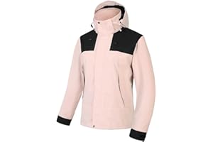 PADOLA Veste Femme mi Saison Veste imperméable Veste de Pluie Randonnée légère Softshell Respirant Coupe Vent Chic Trench Coat Poncho Cape Pluie Manteau Automne Hiver Printemps été