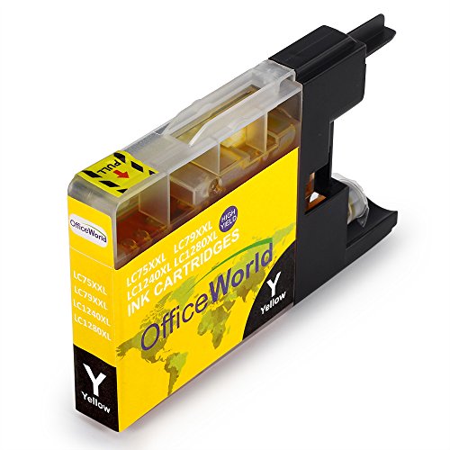 OfficeWorld Kompatible Patronen Ersatz für LC1240 LC1280 Tintenpatronen Kompatibel mit MFC-J280W, MFC-J425W, MFC-J430W, MFC-J435W, MFC-J5910DW, MFC-J625DW, MFC-J6510DW, MFC-J6710DW, MFC-J6910DW, MFC-J825DW, MFC-J835DW, DCP-J525W, DCP-J725DW, DCP-J925DW - 5