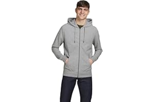 JACK & JONES Jjebasic Sweat Zip Hood Noos Bluza dresowa Mezczyzni
