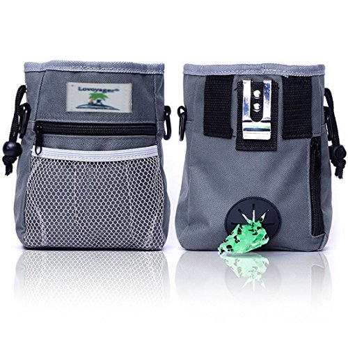 Kisspet-Dog-Puppy-Walking-Treat-Bag-Training-Pouch-Bag-With-Adjustable-Belt-And-Pet-Waste-Poop-Bags-Despenser