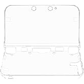 OSTENT Protection Clear Crystal Hard Guard Case Cover Skin Shell pour Nintendo 3DS XL / 3DS LL Couleur Blanc Clair