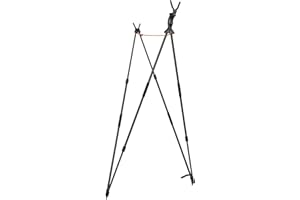 OUTDOORDINO Blaser Carbon Zielstock 2.0 | Teleskopierbarer Schießstock mit schwenkbarem Pistolengriff inklusive Transporttasche | Pirschstock für die Jagd