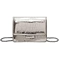 MadGrandeur Mini Crossbody Bags for Women, Faux Crocodile Y2k Purse with Chain Strap, Trendy Women's Evening Handbags