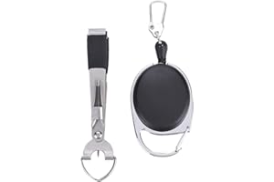 OKBY Fishing Quick Knot Tying Tool - Multifunktionaler Linienschneider Clipper Nipper Tackle Zinger Retraktor, Schwarz