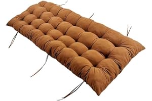 DanChen Thick Bench Pad Mat 2 3 Seater Chaise Swing Chair Cushion Comfortable Garden Furniture Seat Pad Non-slip Tatami Mat Travel Mattress Outdoor Sun Lounger Sunbed Pad