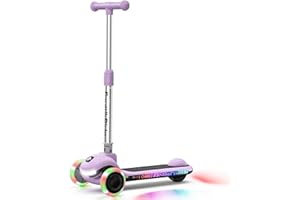 FanttikRide K9 Pro Patinete Electrico para Niños, 3/6/10 km/h, Modo de Velocidad IA, Carga Rápida Tipo C, 5 Modos de Iluminación, Manillar Ajustable, para Niños de hasta 60 kg