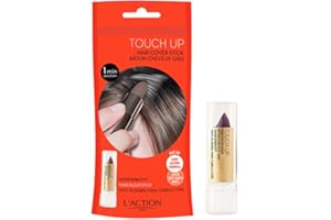 L'Action Paris Hair Cover Stick, Covers Grey and Discoloured Roots, Washes Out, Auburn