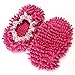 Produktbild oral-q komfortablen Staub Mop Hausschuhe Schuhe Bodenreiniger, Hot Pink
